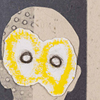 Boy with fried egg eyes